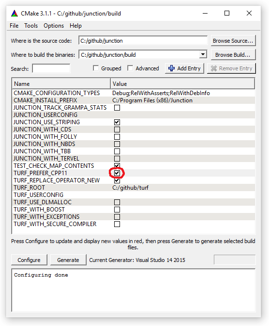 CMake GUI