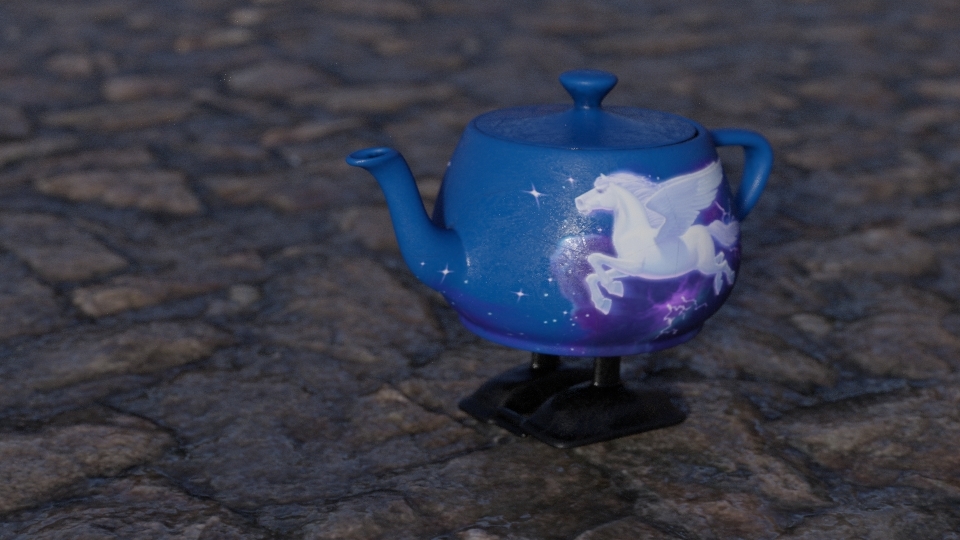 Onward Walking Teapot