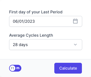 Ovulation Calculator Input Form