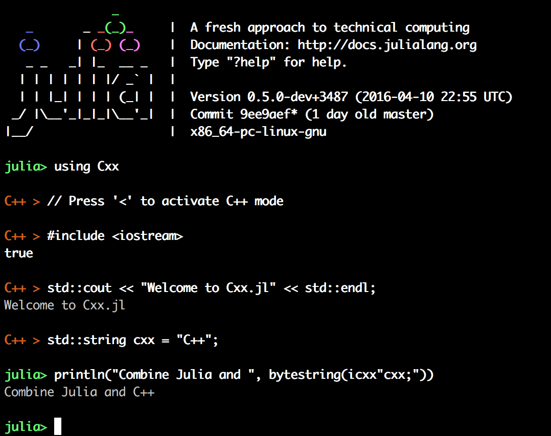 REPL Screenshot