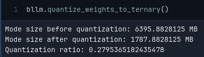 bLLaMa quantization