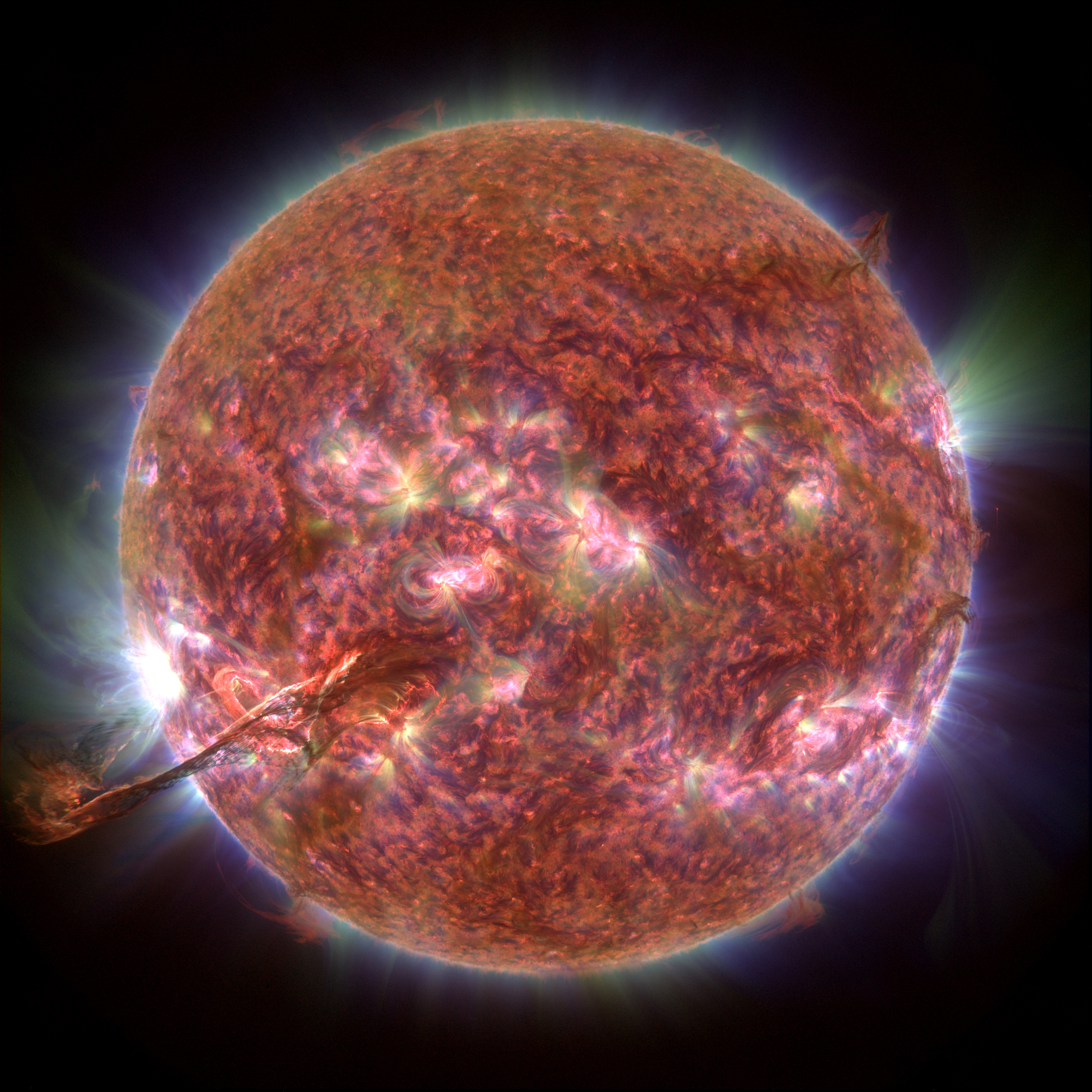 RGB image from SDO/AIA