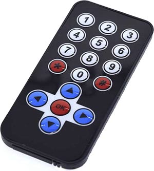 Default IR remote control