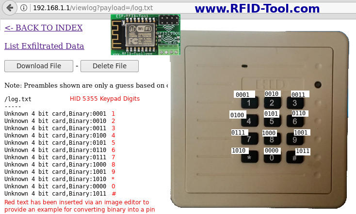 HID-5355-Bin2Pin-Reference