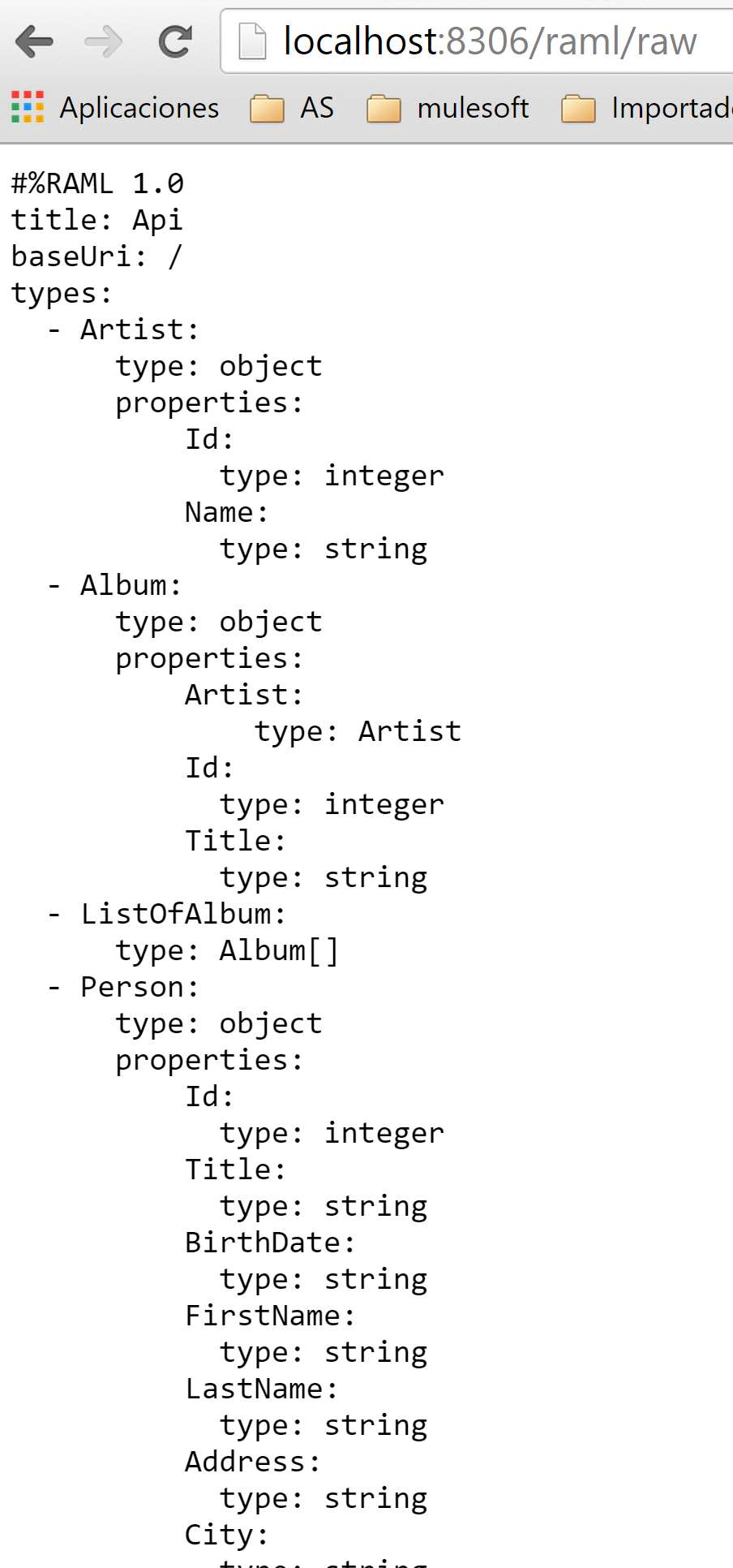 RAML NET RAML v1