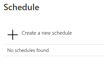 createschedule