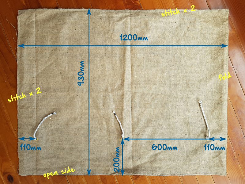 bag dimensions