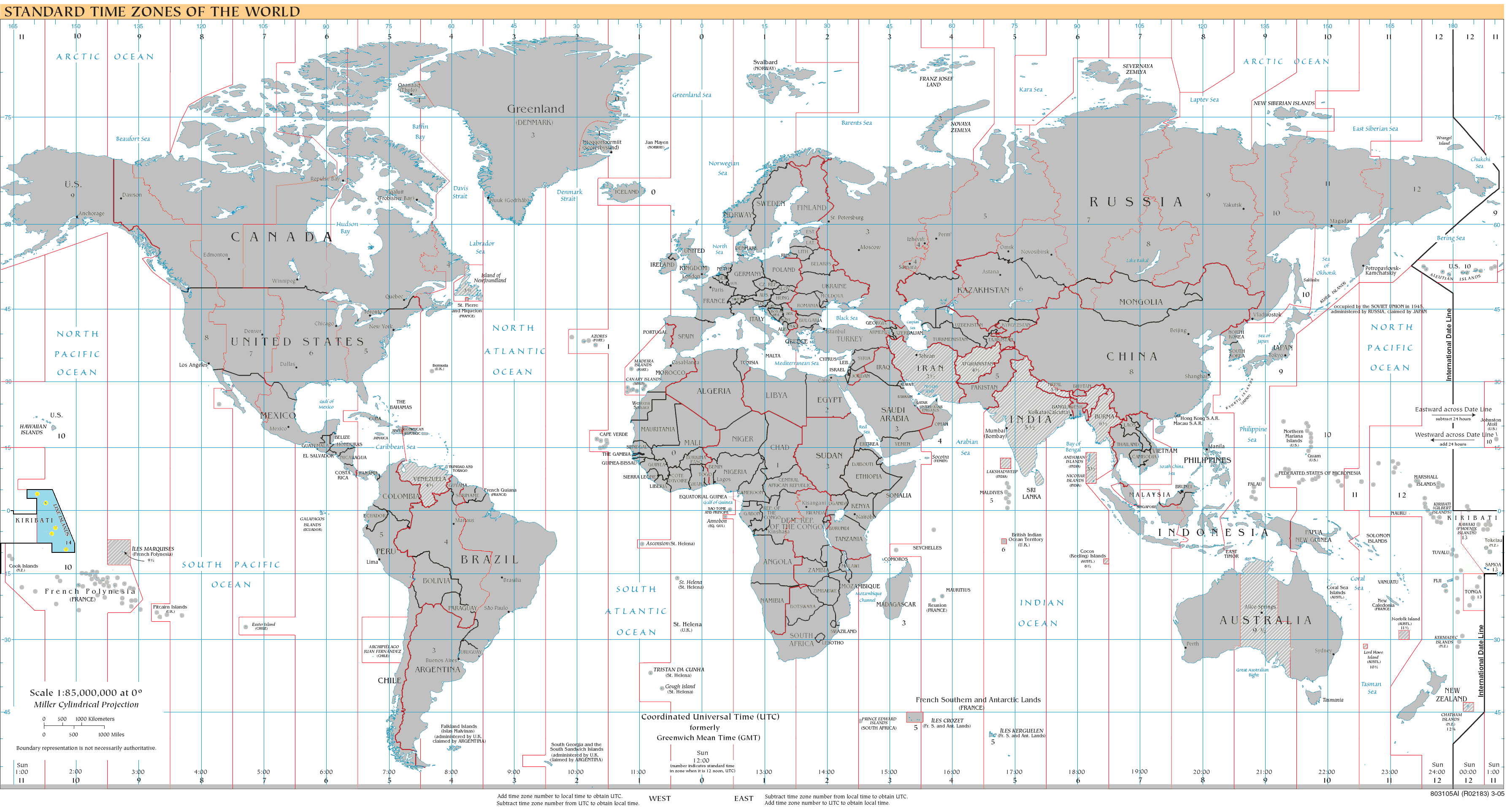 World Time Zones - wikipedia