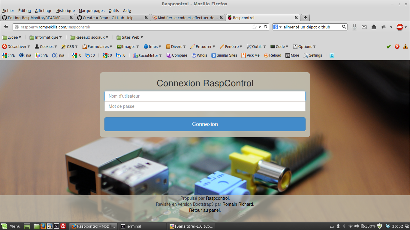 Home of Raspcontrol