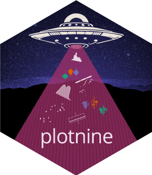 Logo for plotnine