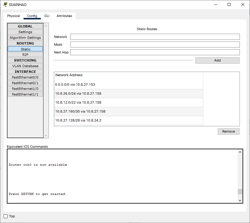 VLSM-Routing-Guanhao