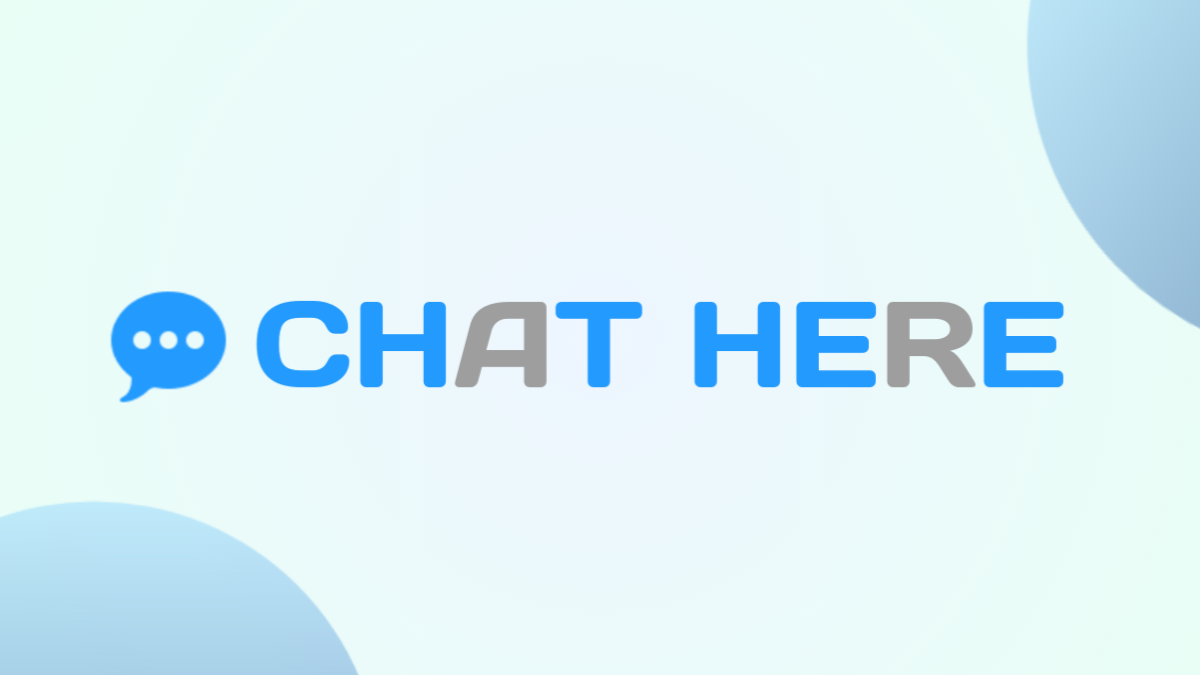 Chat Here Thumbnail