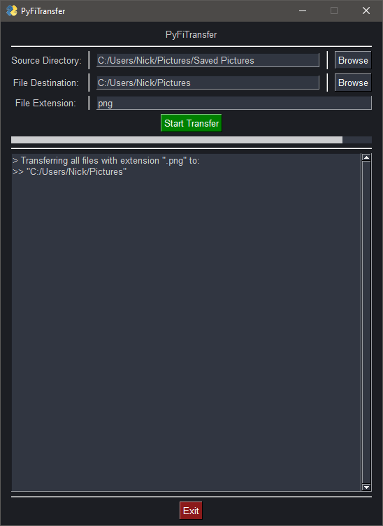 GUI Screenshot