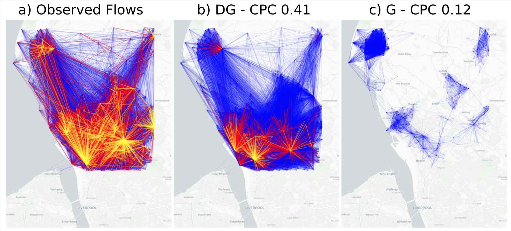 Performances of DG vs G in an highly populated area in England