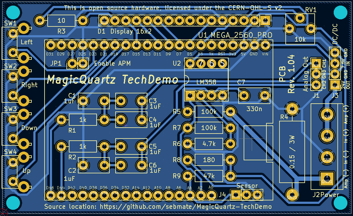 MagicQuartz TechDemo Schematic