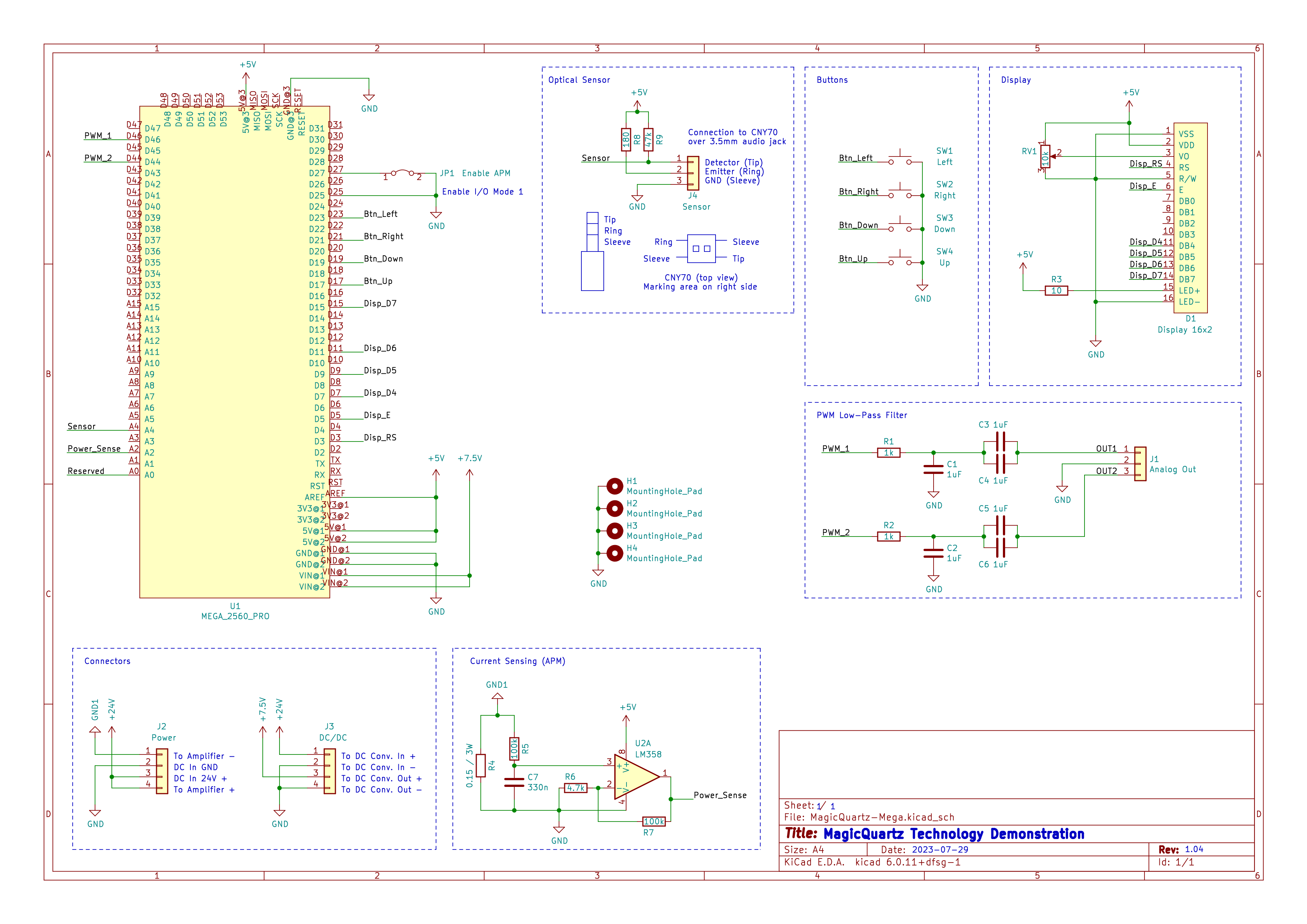 MagicQuartz TechDemo Schematic