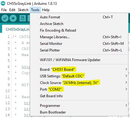 arduino_settings