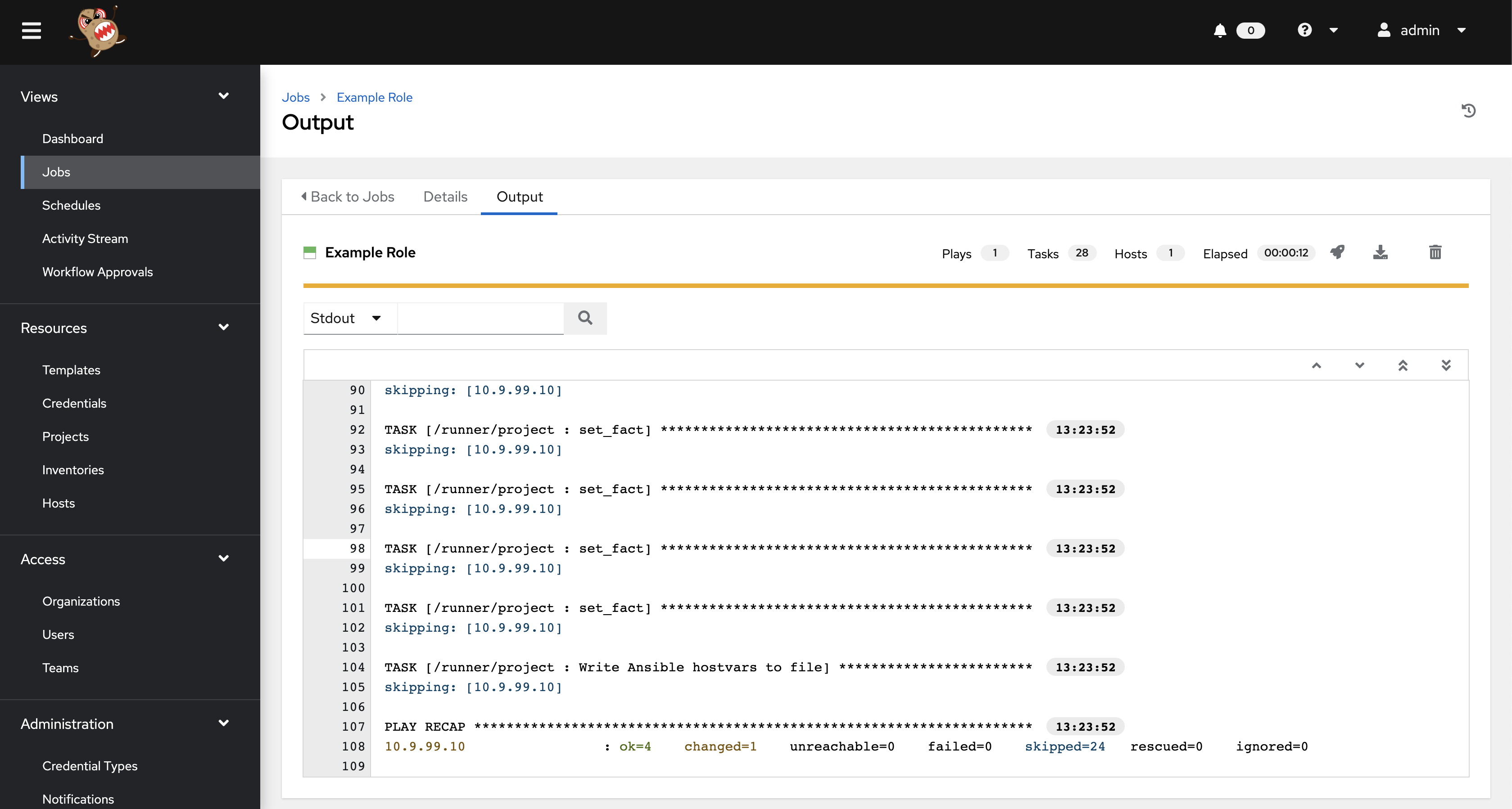 Ansible Tower