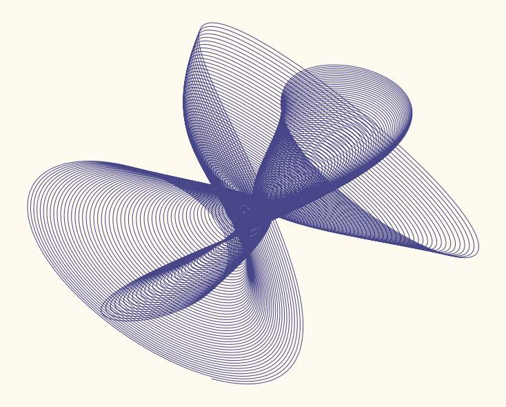 Multi-pendulum simulation result