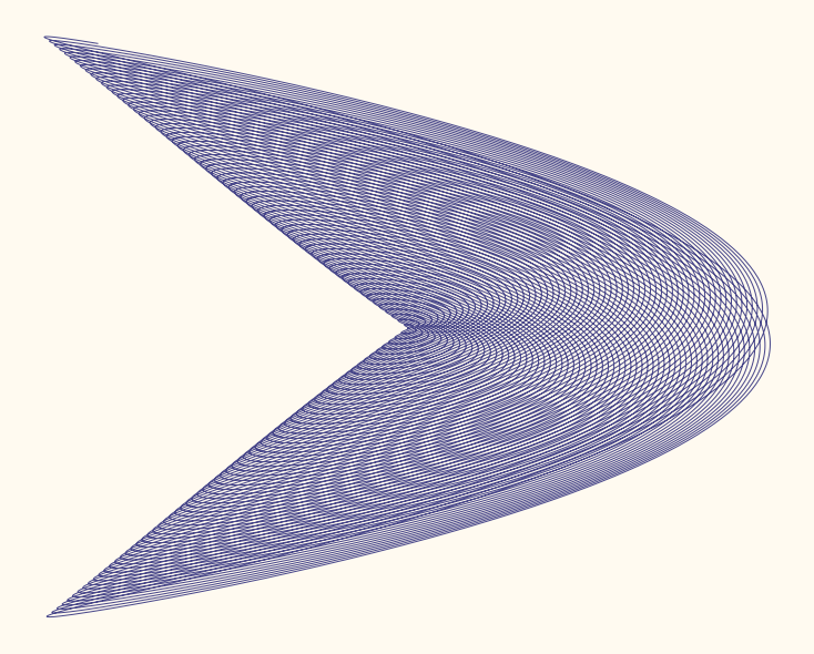 Multi-pendulum simulation result