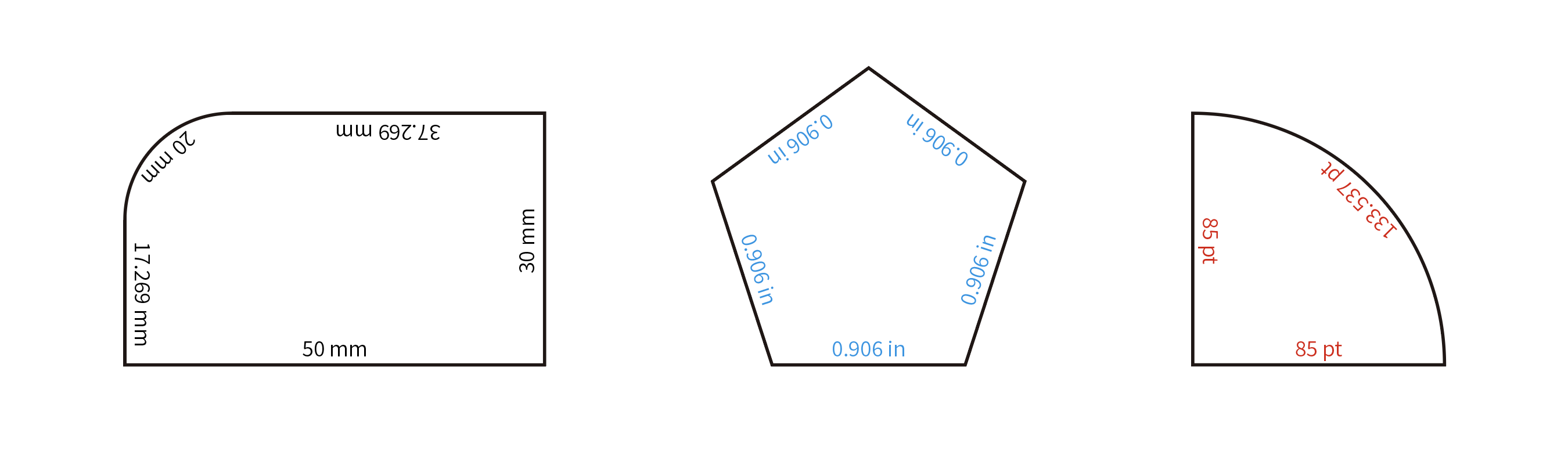 Show Dimensions