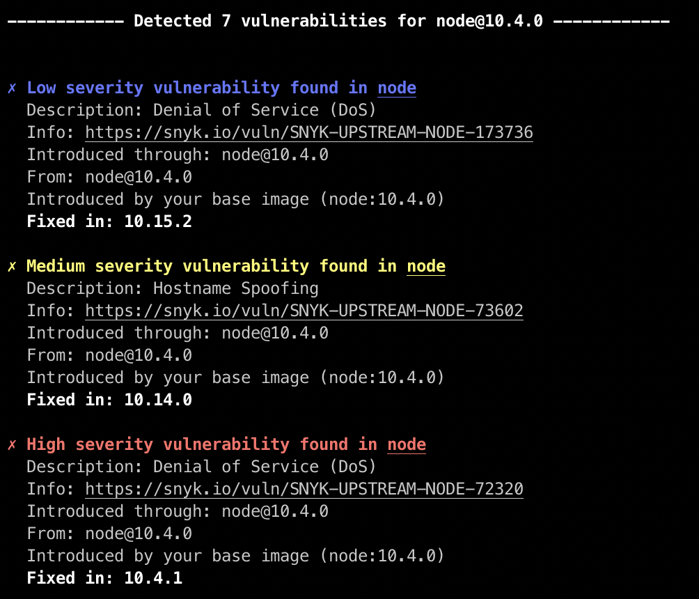 Binary Vulnerability Screenshot