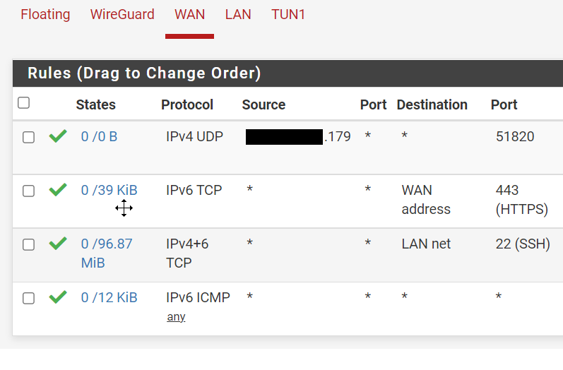 pfSense wan fw