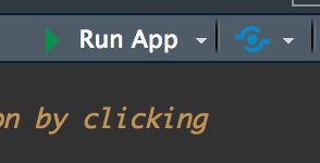 RStudio IDE Shiny “Run App” button