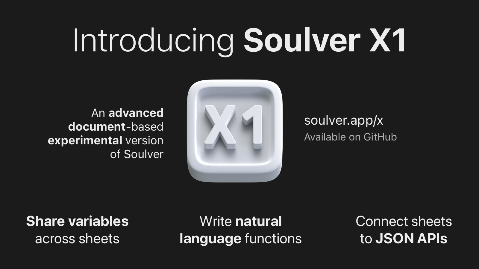Introducing Soulver X1