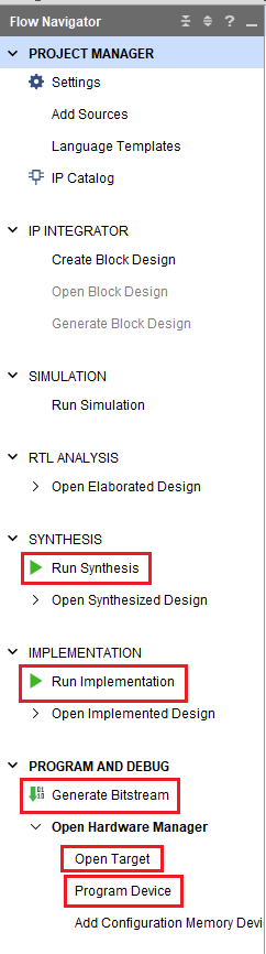 Vivado-Flow-Navigator