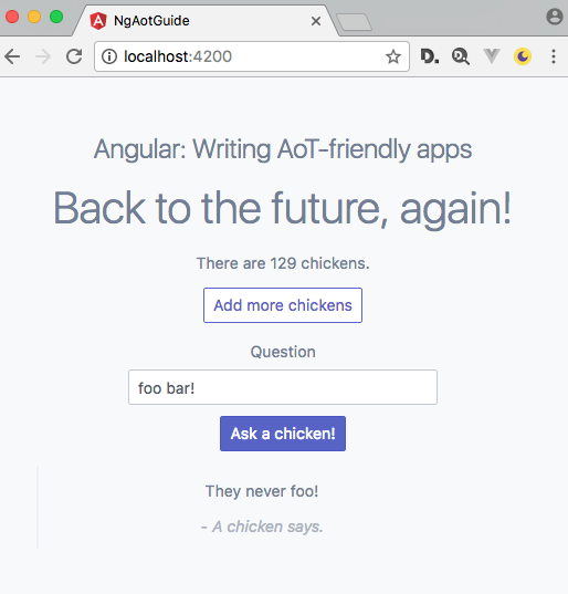 Angular: Writing AoT-friendly applications