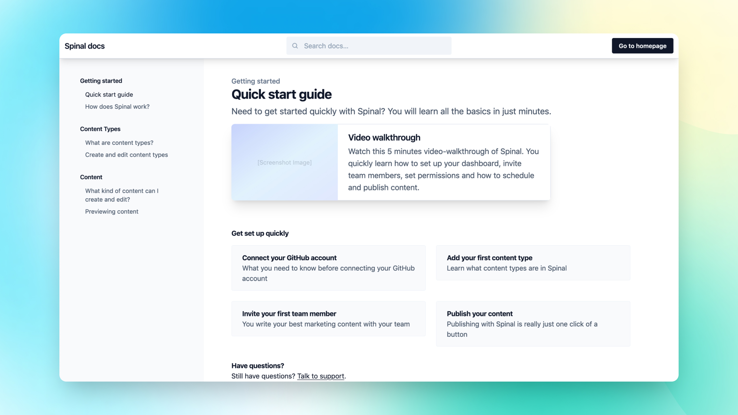 preview of the documentation theme built with Tailwind CSS