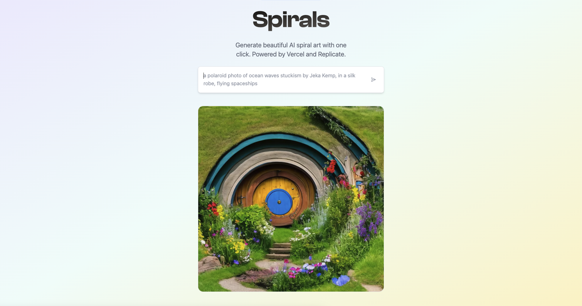 Spirals – Generate beautiful AI spiral art with one click.