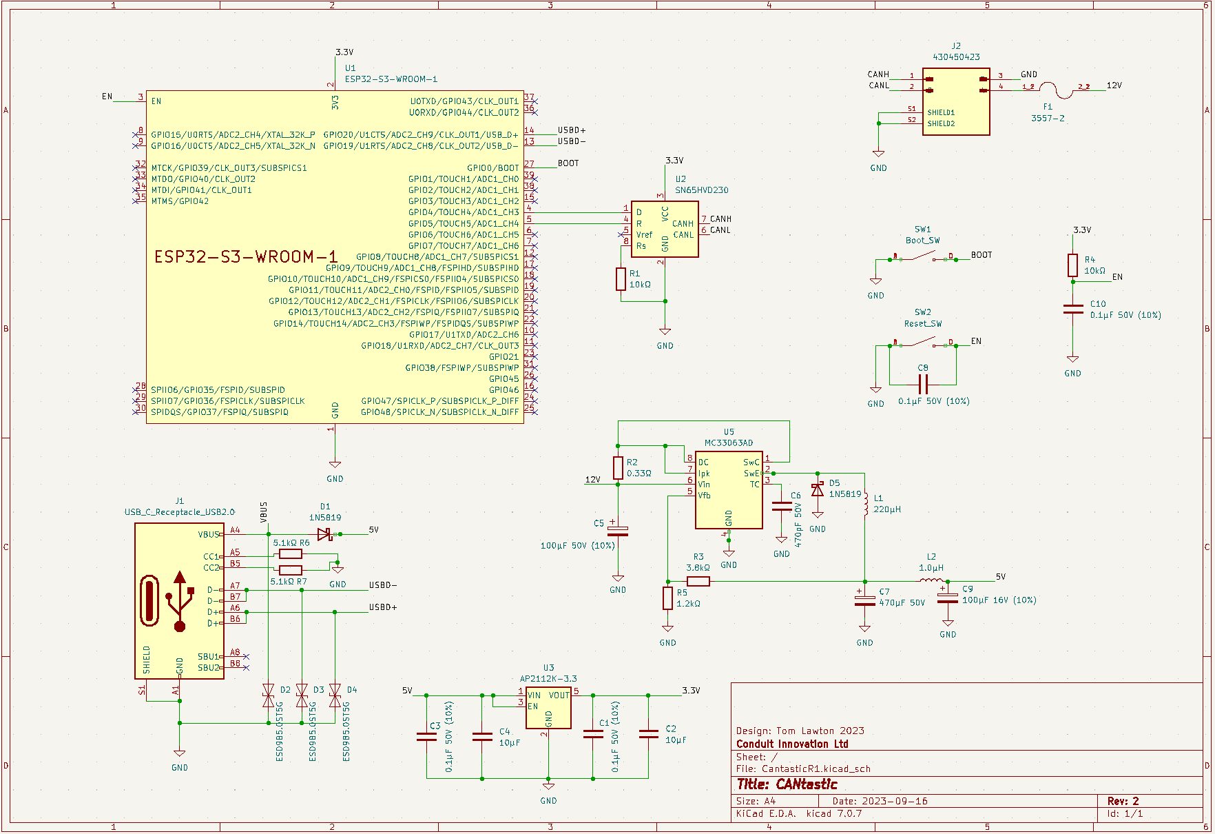 Prototype 1 PCB Layout