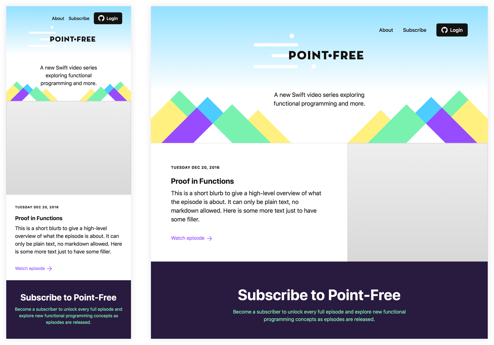 Point-Free Homepage