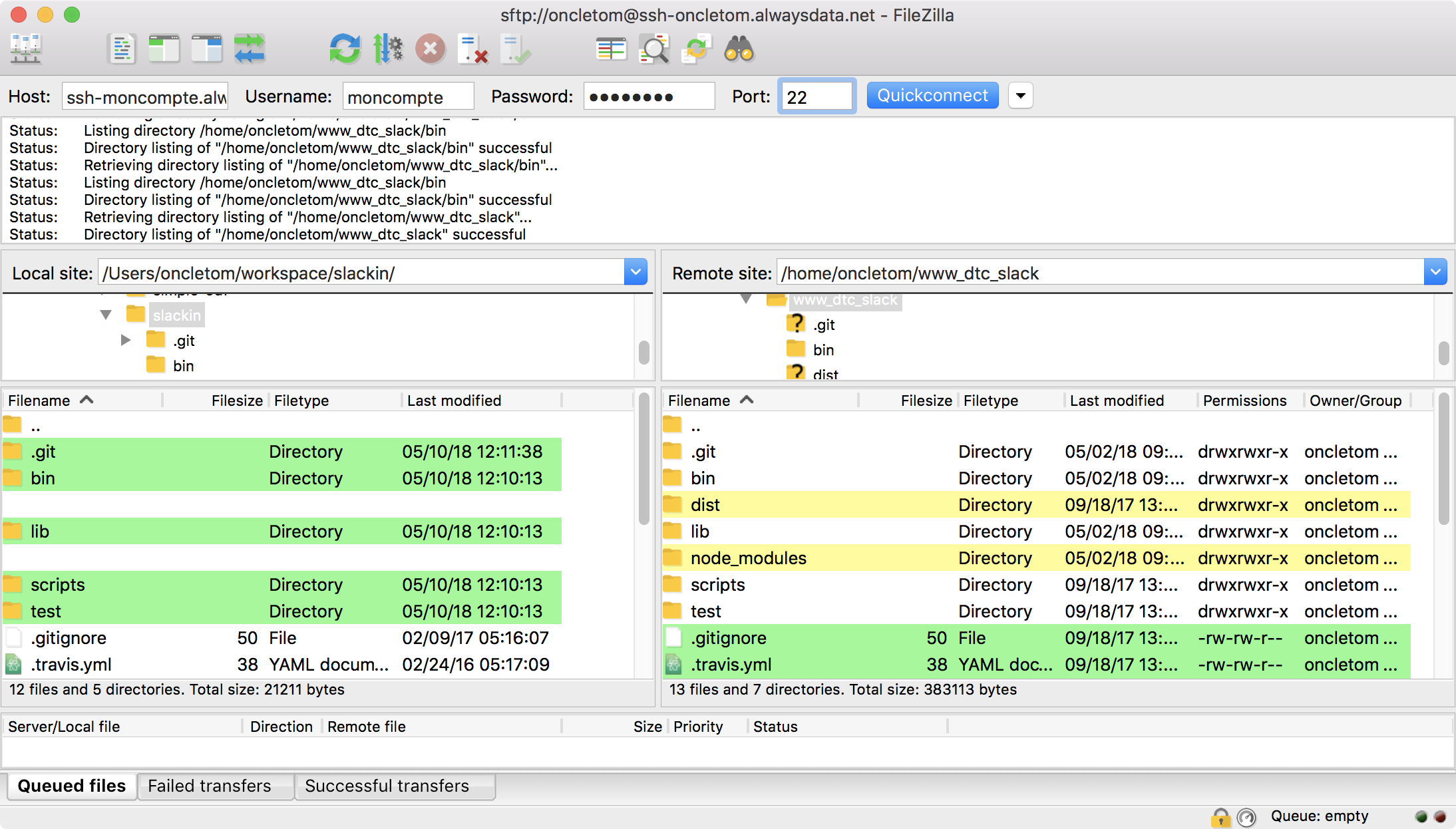 filezilla file transfer