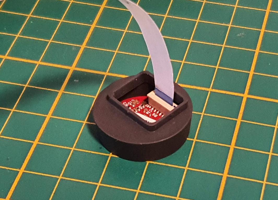 Cirque trackpad with holder