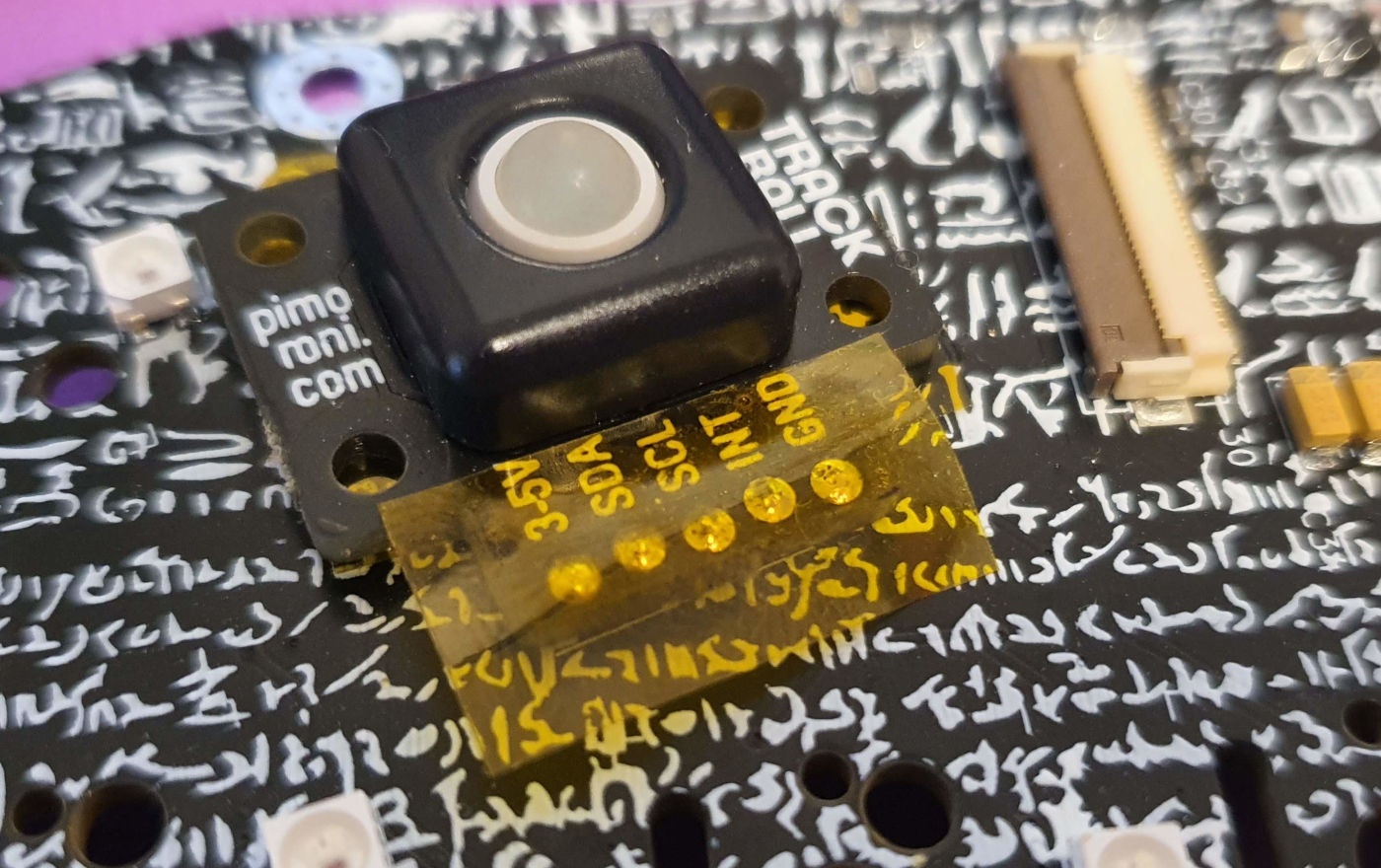 Pimoroni on the front side