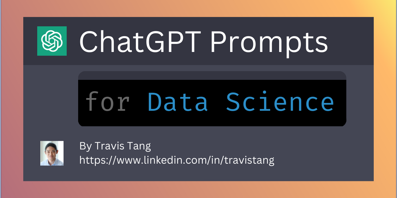 ChatGPT for Data Science