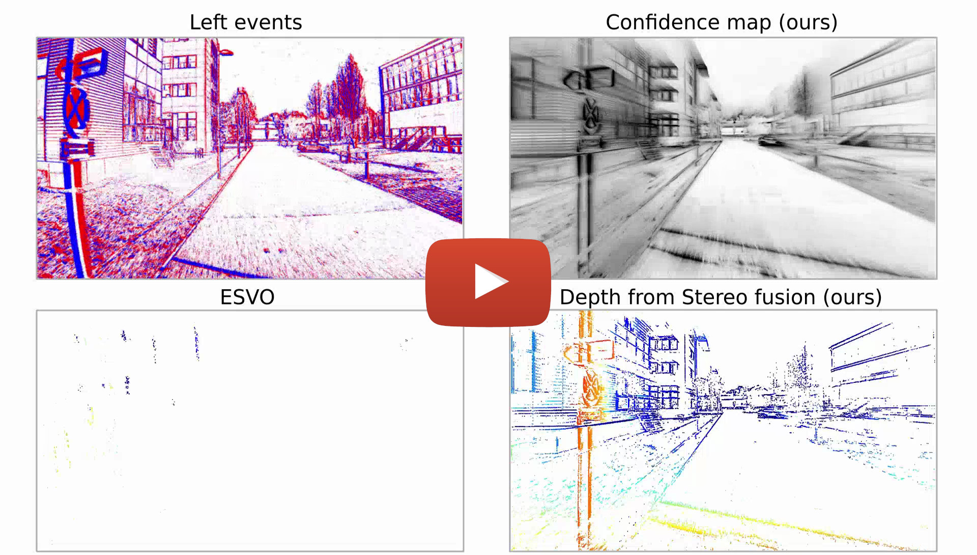 Multi-Event-Camera Depth Estimation and Outlier Rejection by Refocused Events Fusion