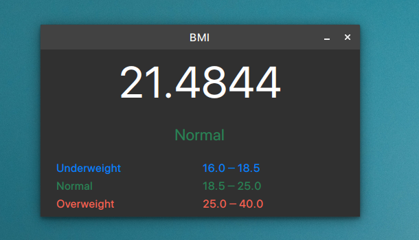 Bmi Calculator