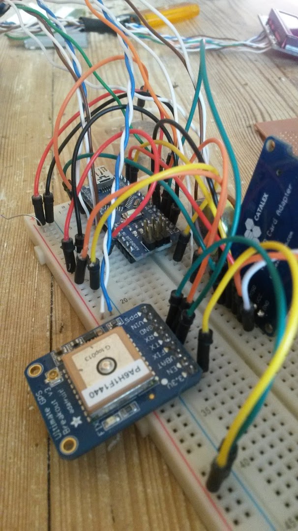 On the breadboard