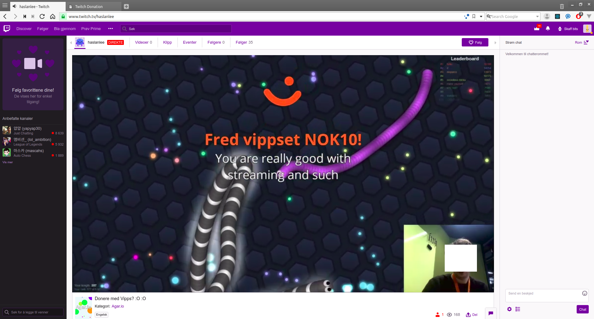 Twitch screenshot