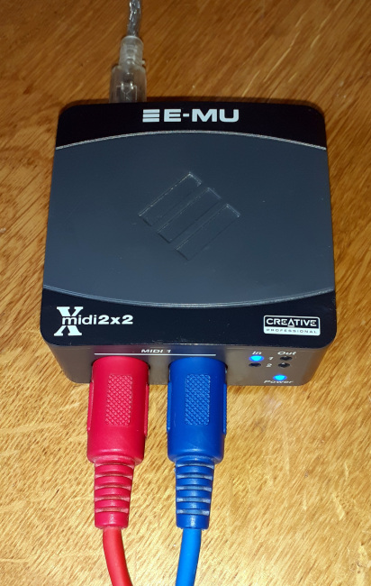 A MIDI/USB interface