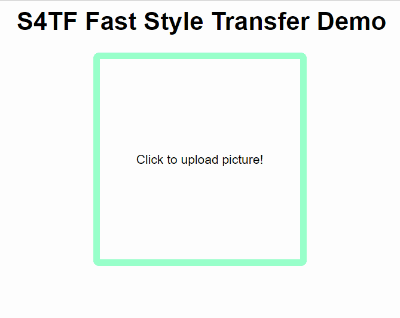 Style Transfer with S4TF