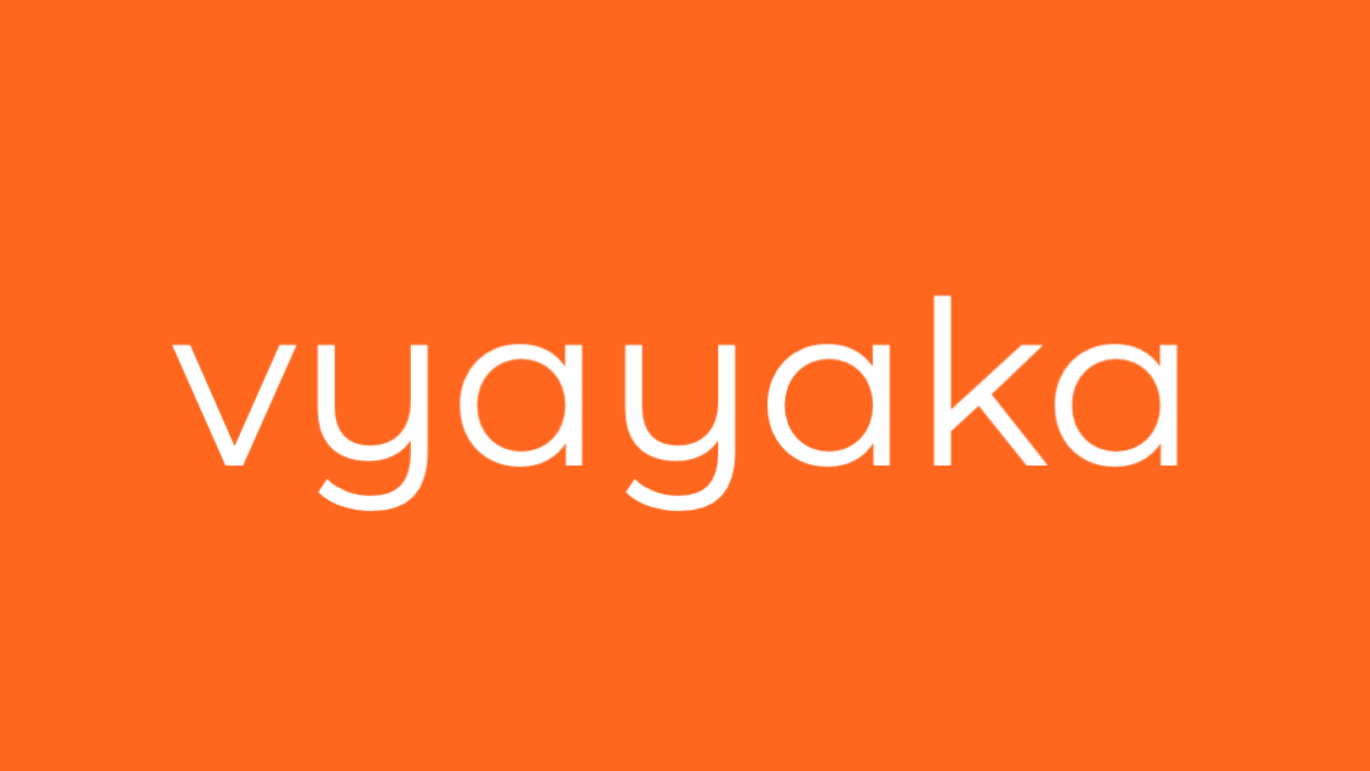 Vyayaka logo in white