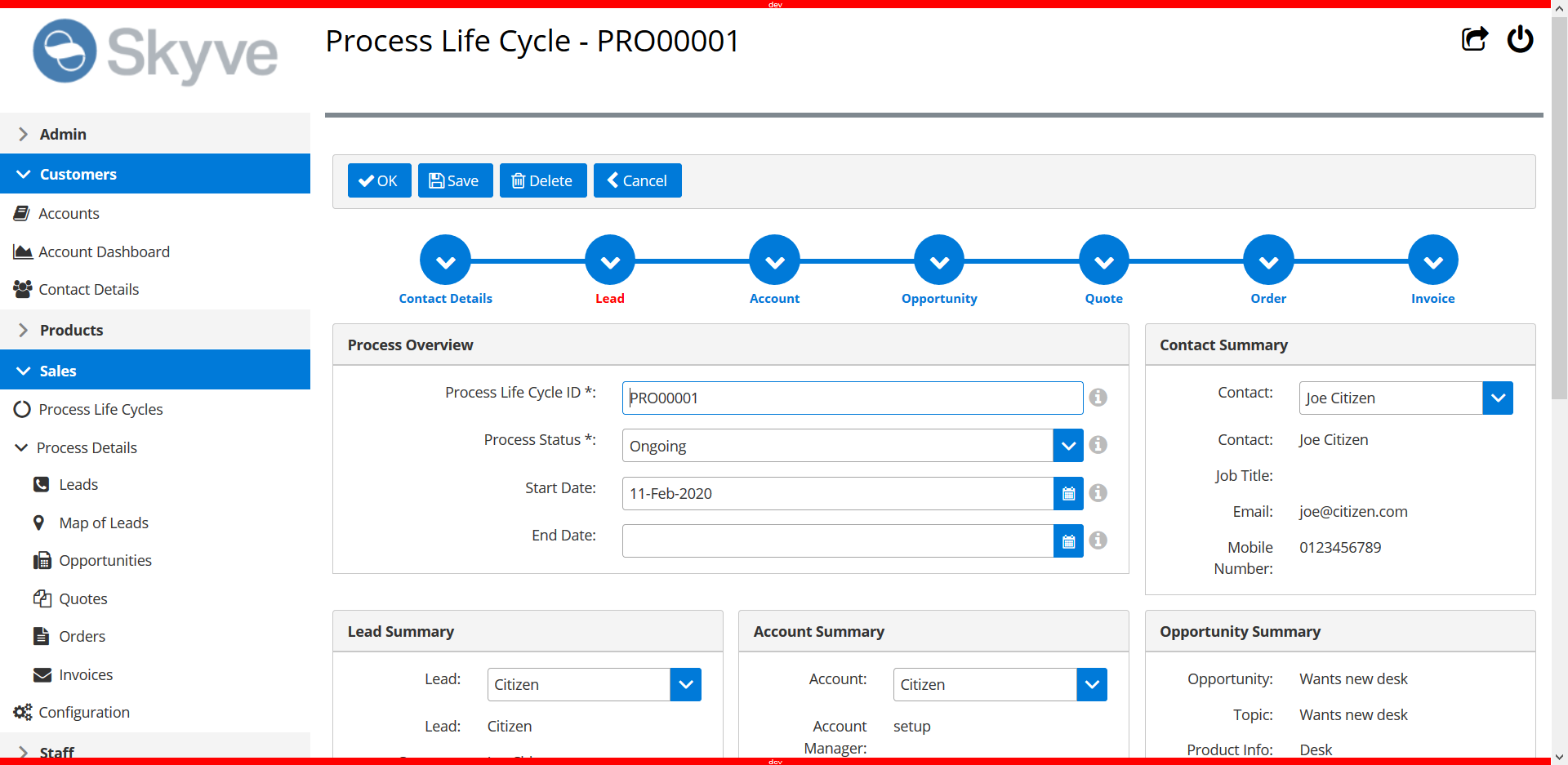 Sales Process Flow