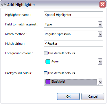 Adding Regex Highlighter
