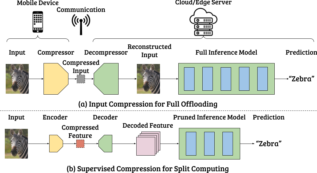 Input compression vs. Supervised compression