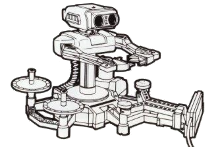 Depiction of R.O.B. from the Gyromite Manual